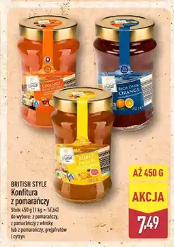 ALDI Konfitura z pomarańczy z whisky British Style oferta