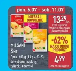 ALDI Ser tylżycki Milsani oferta