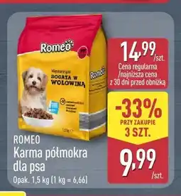 ALDI Karma półmokra dla psa Romeo oferta