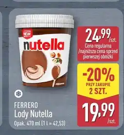 ALDI Lody Nutella Ferrero oferta