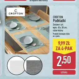 ALDI Podkładki Crofton 4-pak oferta