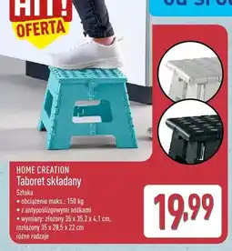 ALDI Taboret składany Home Creation oferta