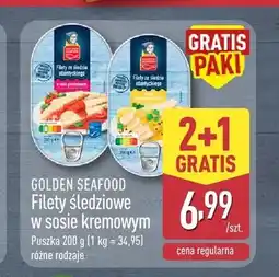 ALDI Filety śledziowe w sosie kremowym Golden Seafood oferta