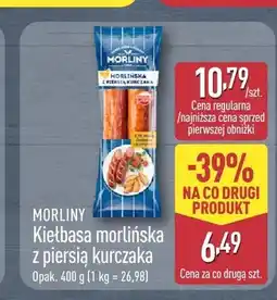 ALDI Kiełbasa morlińska z piersią kurczaka Morliny oferta