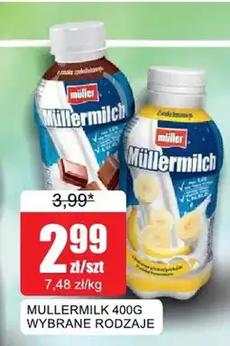 Bingo Napój mleczny Mullermilk czekoladowy Müller oferta