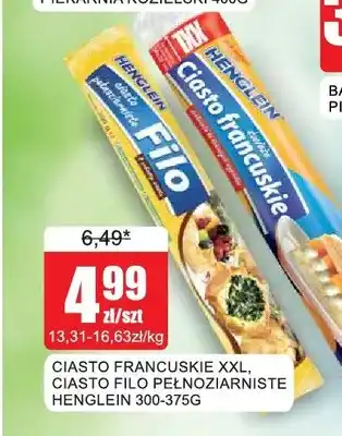Bingo Ciasto francuskie XXL Henglein oferta