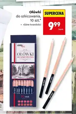 Biedronka Ołówki do szkicowania Loozz Art 10 sztuk oferta