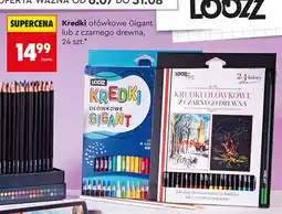 Biedronka Kredki ołówkowe Gigant Loozz 24 szt oferta