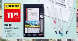 Biedronka Kredki akwarelowe Loozz Art 16 sztuk oferta