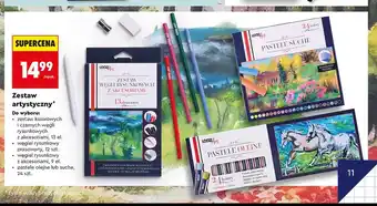 Węgiel rysunkowy prasowany Loozz Art 12 sztuk