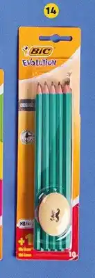 Biedronka Ołówek BIC Evolution z gumką 10-pak oferta