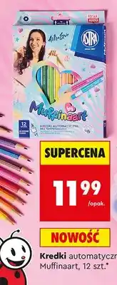 Biedronka Kredki automatyczne Astra Muffinaart oferta