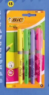 Biedronka Zakreślacze BIC Marking 4-pak oferta