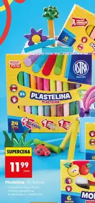 Biedronka Plastelina Astra 24 kolory oferta