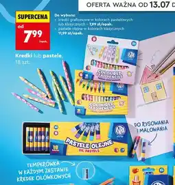 Biedronka Kredki grafionowe pastelowe Astra 18 szt oferta