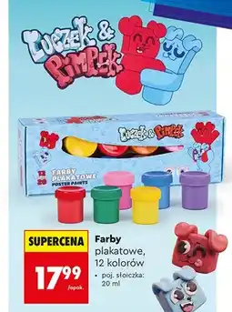 Biedronka Farby plakatowe Luczek & Pimpek Astra 12 kolorów oferta