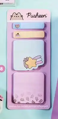 Biedronka Karteczki samoprzylepne ze znacznikami Pusheen oferta