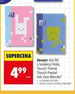 Biedronka Zeszyt Oxford A5/32 Kids oferta