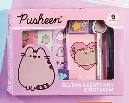 Biedronka Zestaw kreatywny z notesem Pusheen oferta