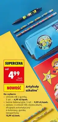Biedronka Ołówek HB z gumką St. Majewski oferta
