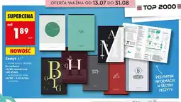 Biedronka Zeszyt A5 60 kartek tematyczny Top 2000 oferta