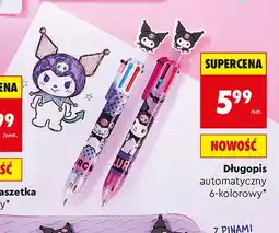Biedronka Długopis automatyczny 6-kolorowy Kuromi oferta