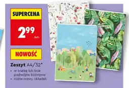 Biedronka Zeszyt A4 32 kartki Top 2000 oferta