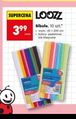 Biedronka Bibuła marszczona klasyczna LOOZZ oferta