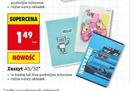 Biedronka Zeszyt A5 32 kartki Top 2000 oferta