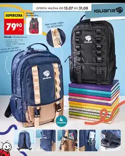 Biedronka Plecak młodzieżowy IGUANA oferta