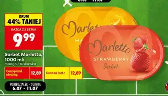 Biedronka Sorbet truskawkowy Marletto oferta