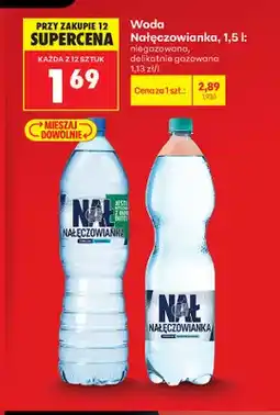 Biedronka Woda niegazowana Nałęczowianka oferta
