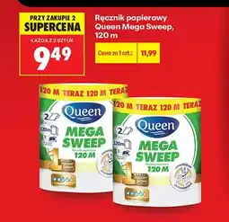 Biedronka Ręcznik papierowy Queen Mega Sweep 2-pak 120 m oferta