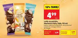 Biedronka Lody na patyku Marletto Fairy Tale słony karmel i popcorn oferta