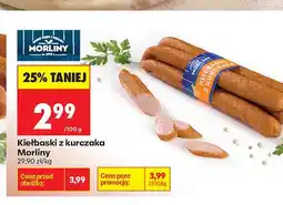 Biedronka Kiełbaski z kurczaka Morliny oferta