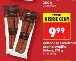 Biedronka Kabanosy z wędzarni Kraina Wędlin Select oferta