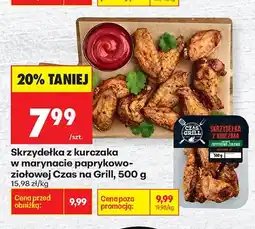 Biedronka Skrzydełka z kurczaka w marynacie paprykowo-ziołowej Czas na Grill oferta