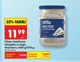 Biedronka Filety śledziowe Wiejskie w oleju Marinero oferta