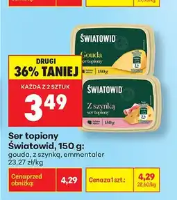 Biedronka Ser topiony Światowid emmentaler oferta