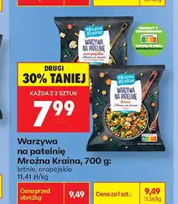 Biedronka Warzywa na patelnię Mroźna Kraina letnie oferta