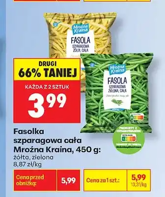 Biedronka Fasolka szparagowa cała Mroźna Kraina zielona oferta