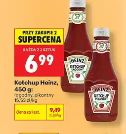 Biedronka Ketchup Heinz Łagodny oferta