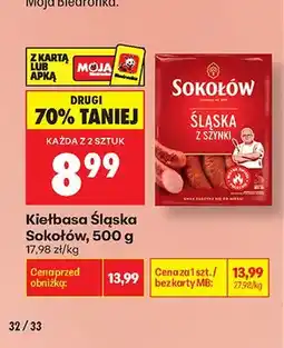 Biedronka Kiełbasa Śląska Sokołów oferta