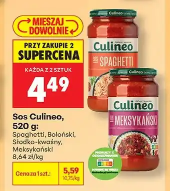 Biedronka Sos Culineo Spaghetti oferta