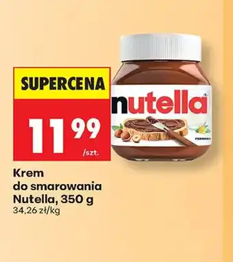 Biedronka Krem do smarowania Nutella oferta