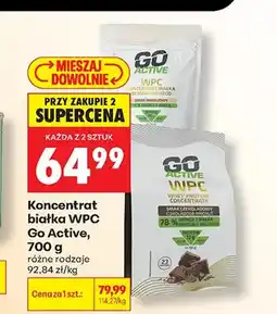 Biedronka Koncentrat białka WPC Go Active smak waniliowy oferta