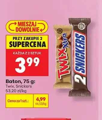Biedronka Baton Twix Xtra oferta