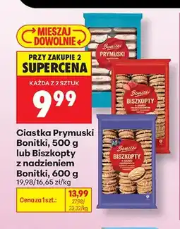 Biedronka Biszkopty z nadzieniem Bonitki oferta
