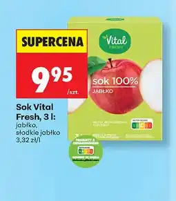 Biedronka Sok Vital Fresh jabłko oferta