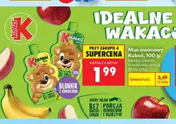 Biedronka Mus owocowy Kubuś banan oferta
